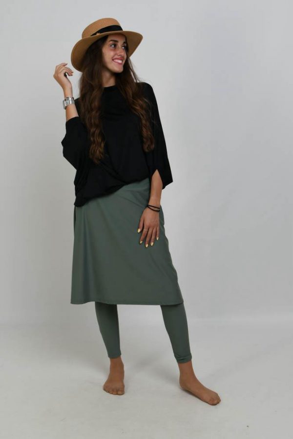 Jupe-Legging Shany vert mousse