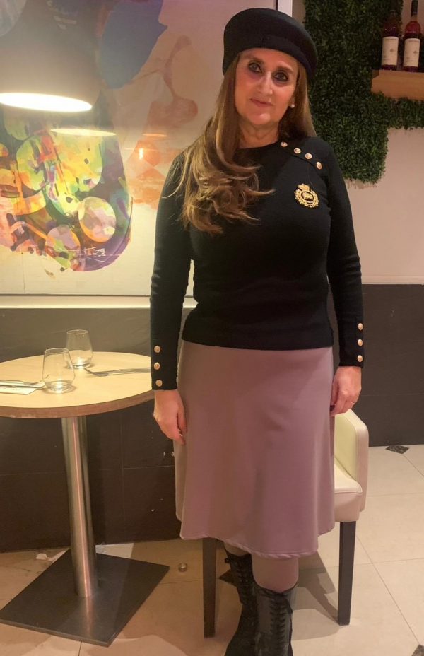 Jupe-Legging Shany Taupe molletonné