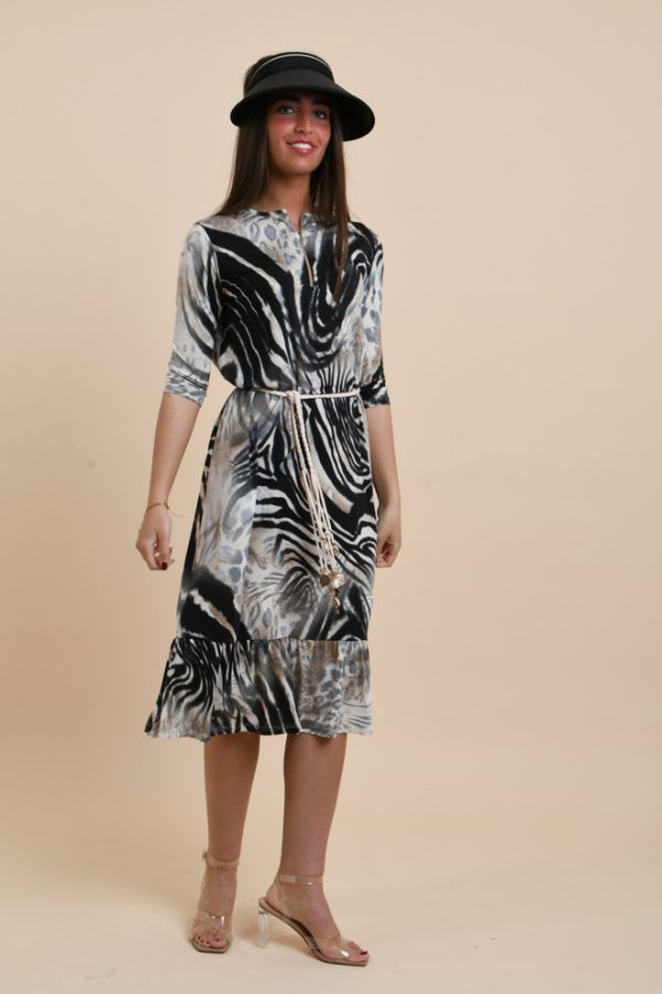 Joy Léopard noir/gris