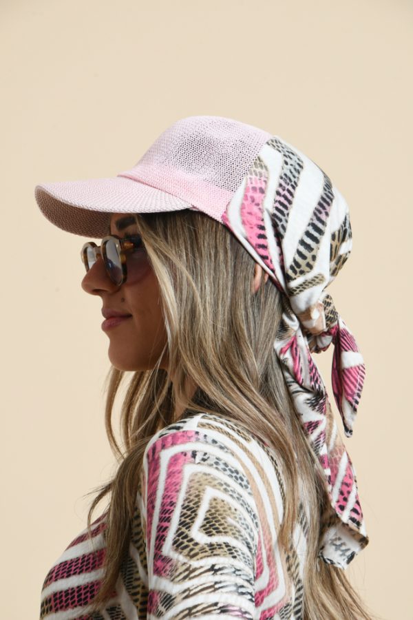 Casquette/foulard en Tissu maillot assorti