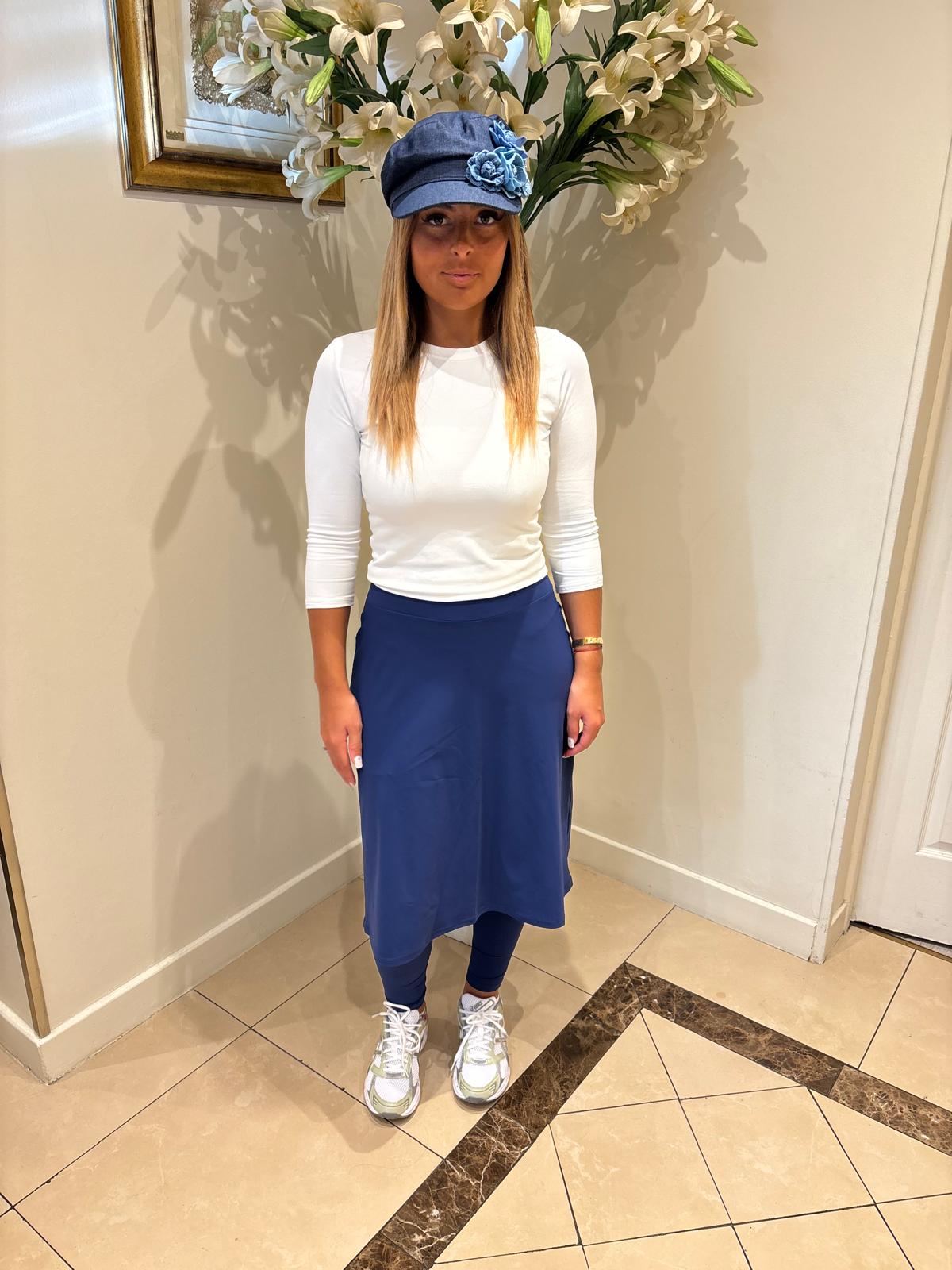 Jupe-Legging Shany bleu azur