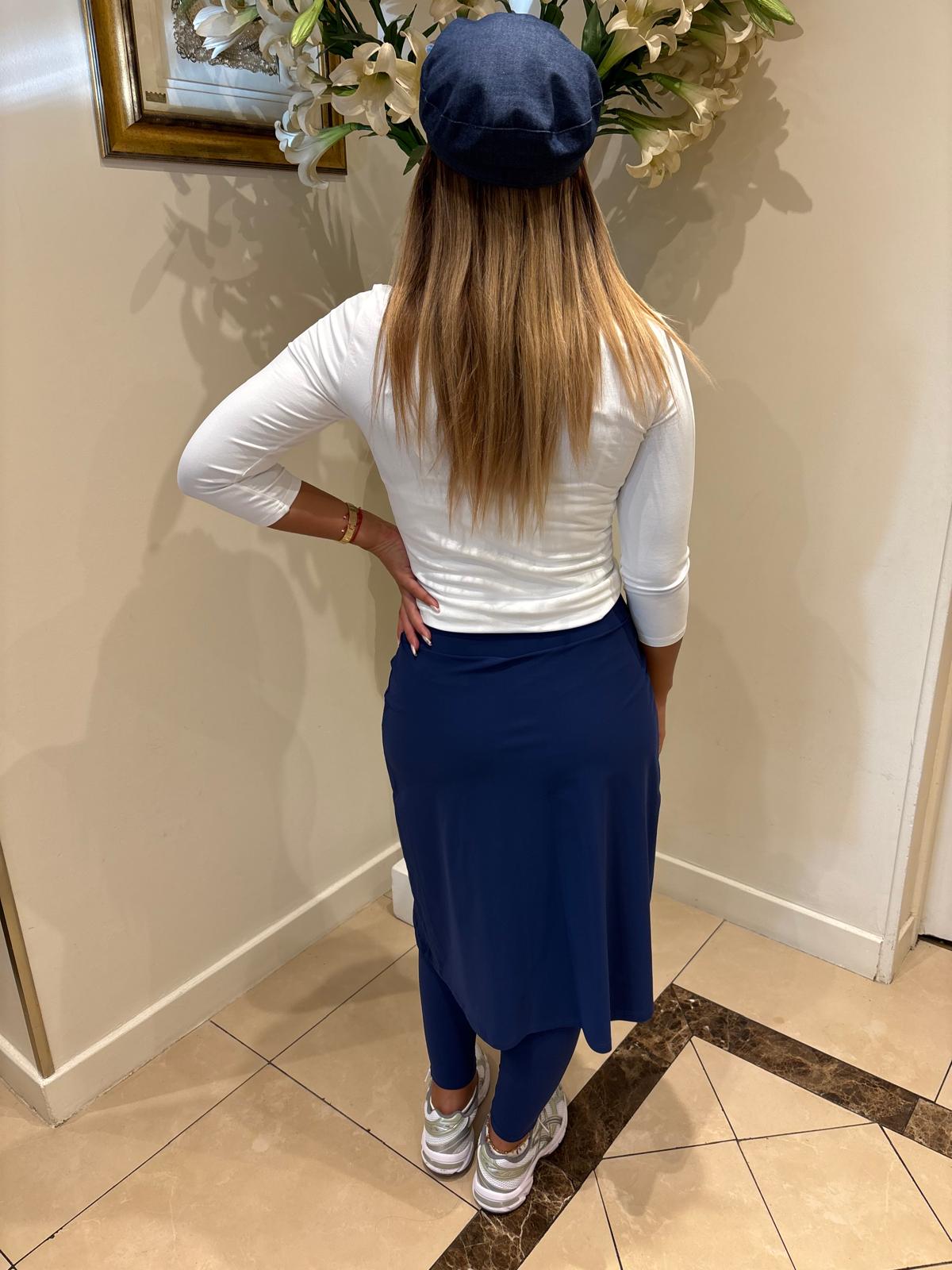 Jupe-Legging Shany bleu azur – Image 3