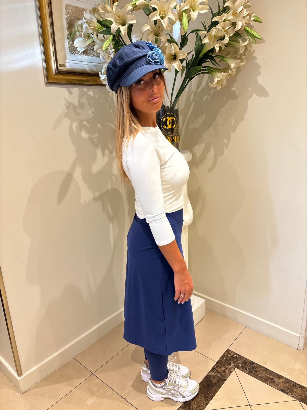 Jupe-Legging Shany bleu azur – Image 4