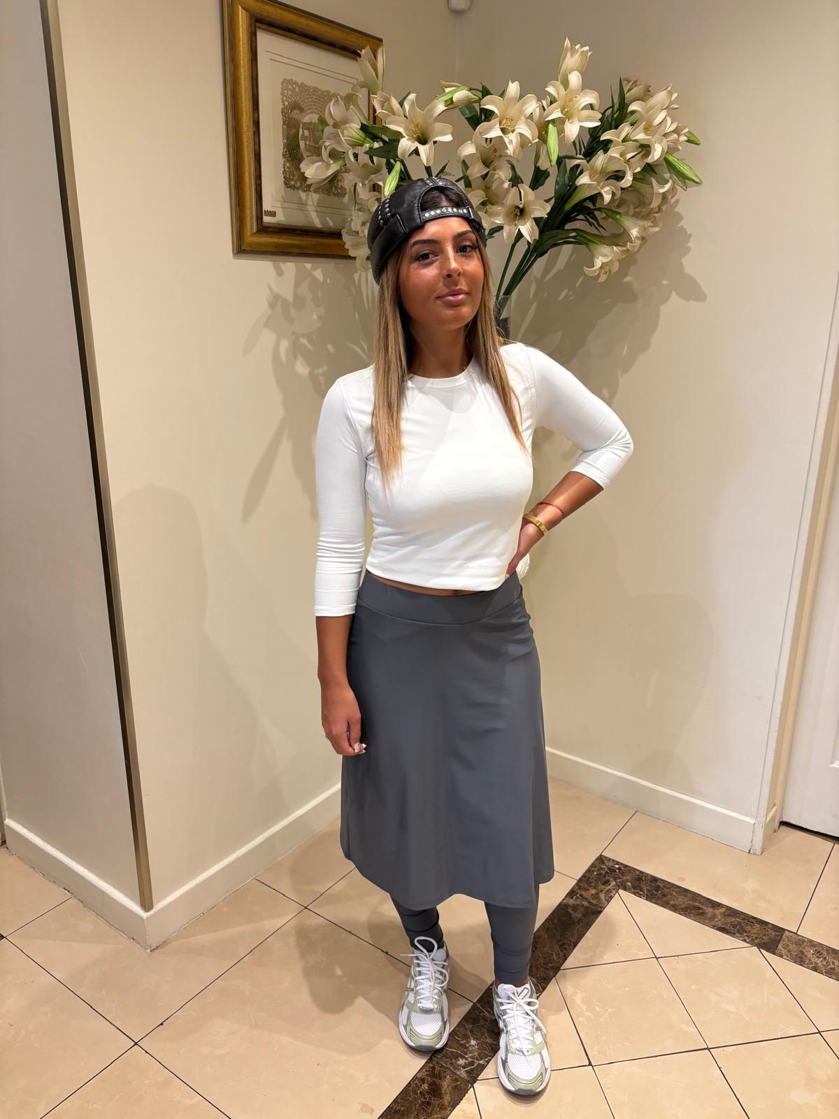 Jupe-Legging Shany gris – Image 8