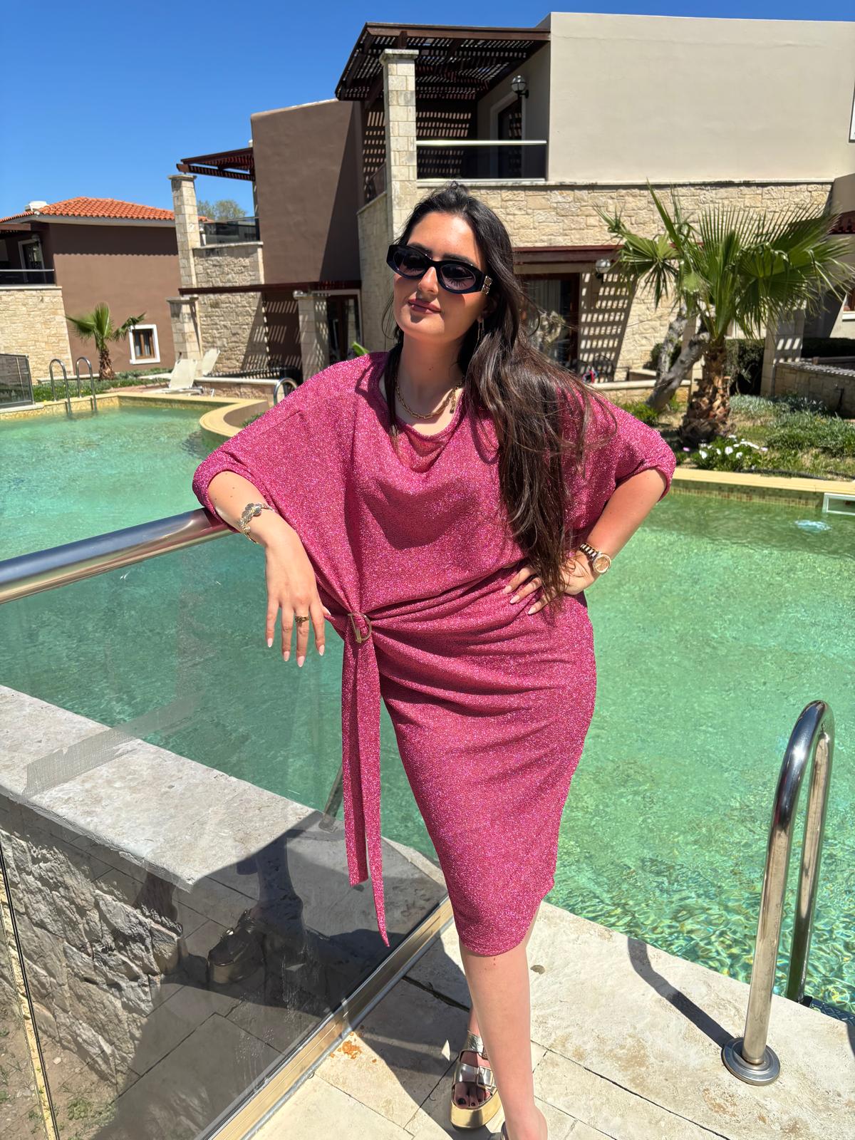 Eden Lurex Fushia – Image 2
