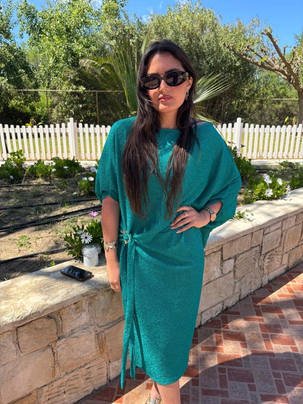 Eden Lurex Turquoise