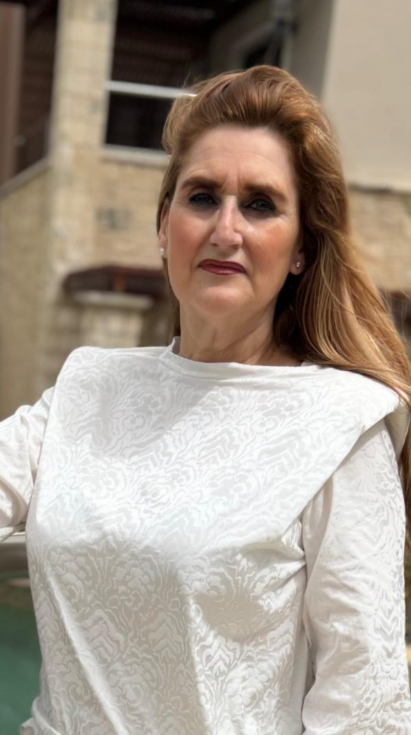 Tee Shirt à épaulettes Blanc