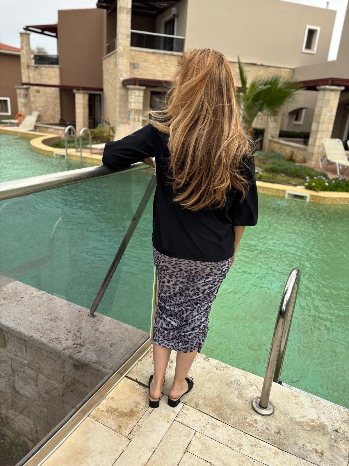 Sharon Leopard gris – Image 2