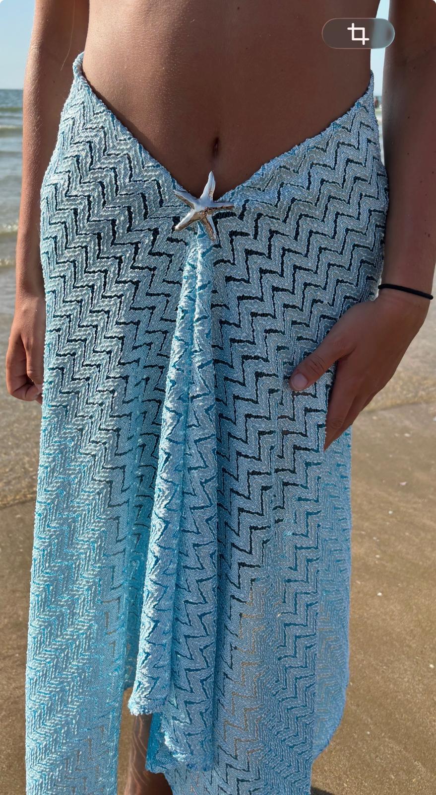 Paréo Dentelle turquoise – Image 5